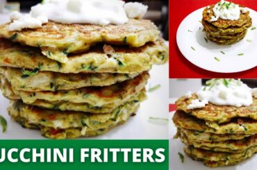 Zucchini Fritters | Healthy Recipes | Zucchini Recipes | The Cooking Melody |