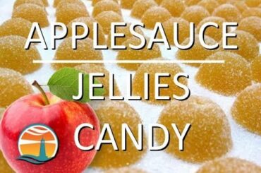 Healthy Applesauce Jellies Candy Recipe | Vegan and Gluten Free