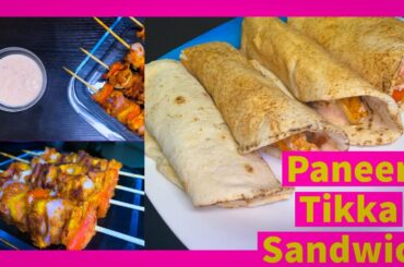 Paneer Tikka Sandwich / Paneer Tikka / Easy Starter / Jeera Raita / Healthy Sandwich