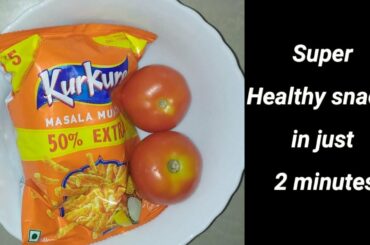 Super Healthy Snacks in just 2 mints I instant evening snacks indian I No bake recipe lkurkure chaat