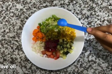Mixed Vegetable Salad   Healthy Salad Recipe   Easy And Tasty Salad Recipe   Selu’s Recipes