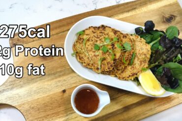 Korean tuna pancakes (Chamchijeon) High Protein