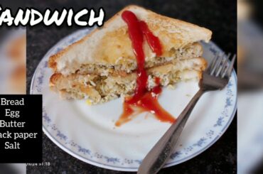 2 Minutes Recipe | Bread and Egg Recipe | Quick And Easy Recipe | Healthy Break fast | Sandwich