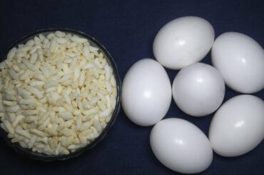 1 Minute Easy & Tasty Evening Snack Recipe With Puffed Rice and Egg Recipe | Simple Quick Lays snack