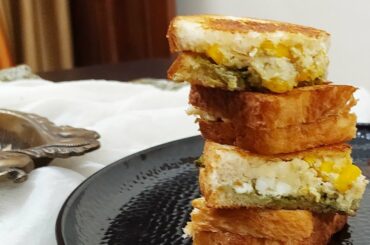 Paneer Corn Plain Sandwich || Cottage Cheese Plain Sandwich || Healthy recipe ||
