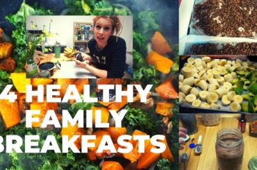 4 Healthy Breakfast Ideas | Chocolate Overnight Oats, Sprouted Cacao Pops, + MORE!!