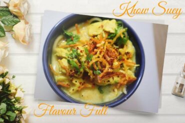 Khow suey |super easy | Healthy|Low calories |Tasty Healthy Food|best for Lunch dinner|Flavorful