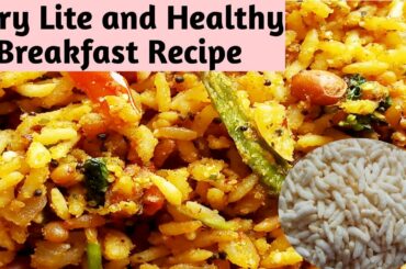 Simple and Quick Breakfast Recipe|Very Lite and Healthy Breakfast Recipe|Less Oil Breakfast Recipe