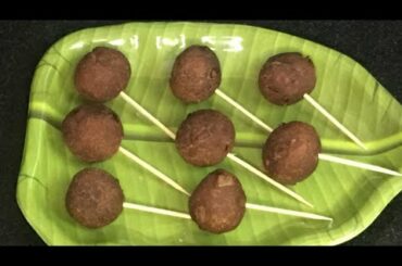 Meal maker lollipop / Evening snacks recipe in Tamil /Healthy snacks in tamil
