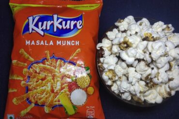 1 Minute Easy And Tasty Evening Snacks Recipe With KurKure & Popcorn Recipe | Simple Quick snack