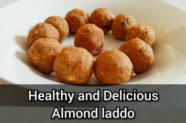Kids Healthy snacks recipe | Almond laddu | Badam laddu