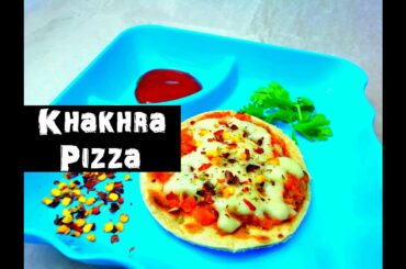 Khakhra Pizza | Healthy Snacks Recipe
