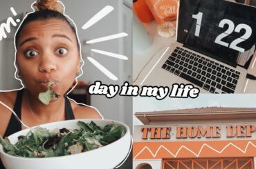 DAY IN THE LIFE: photoshoot @ home depot?!, healthy salad ideas + new youtube schedule