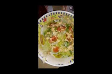 How to make vegetables healthy salad  with vitamins and minerals yummy