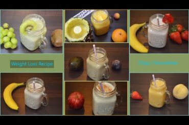 Weight Loss Recipe 7Days 7Smoothies /7 Healthy Smoothies For Weight Loss/Universal Samayal