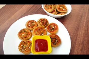 Tasty snacks Recipe l Veg Pinwheels With Wheatflour l Healthy Snacks Recipe l cookingbowl