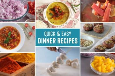 Healthy Vegetarian Dinner Recipes | Amritsari Dal | Stuffed Mushroom | Mexican Vegetarian Soup