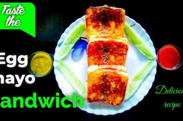 Egg vegetable mayo sandwich | Healthy back to school lunch ideas tasty | homely kitchen