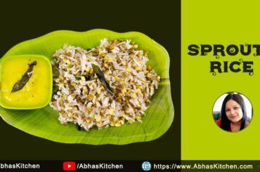 Healthy Sprout Rice Recipe | Healthy Rice Recipe | Abha's Kitchen