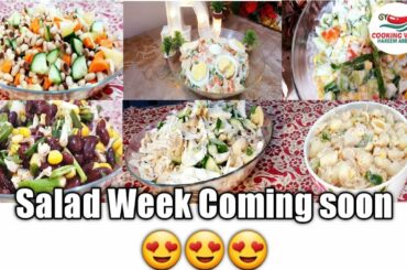 Salad week Coming soon |Easy Salad Recipes |1 week Veg Lunch & Dinner Ideas |7 Healthy & Easy Salad