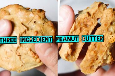 THREE Ingredient Peanut Butter Cookies | Healthy Baking recipes | Easiest cookies | Rasoisaga
