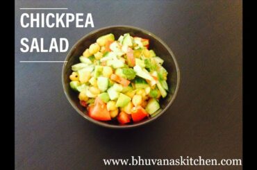 Chickpea Salad | Healthy salad recipes | Bachelors recipe | Easy salad recipe