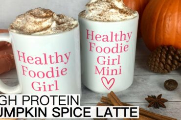 PUMPKIN SPICE LATTE RECIPE | how to make a healthier Starbucks drink