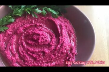 Beetroot Hummus Recipe (Healthy Recipes)