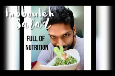 Tabbouleh Lebanese Salad -Quick,Easy & Healthy Recipe by Chef Jai #tabboulehlebanesearabicsalad
