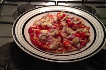 Healthy Pitta Bread Pizza