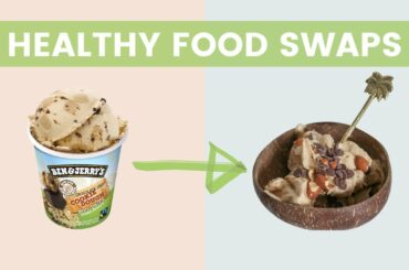 5 HEALTHY FOOD SWAPS | JUNK FOOD MADE HEALTHY //dairy-free, plant-based + gluten free options