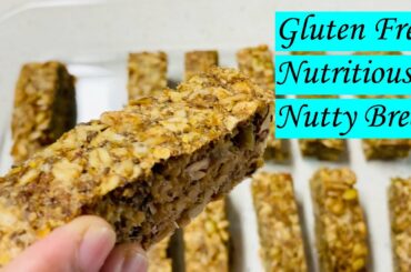 Nutty Bread | Gluten Free and Yeast Free Healthy Bread | Highly Nutritious Bread for Breakfast