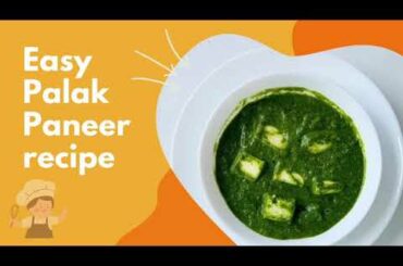 Restaurant style Palak Paneer | Bina koi Masale ke | Healthy low calorie | Easy & Quick