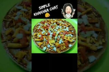 Simple Gujarati Khakhra Chat | Healthy Snack Recipe in 2 mins