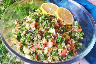 Tabbouleh Salad Recipe | Best Authentic Lebanese Tabbouleh Salad | Super healthy & easy