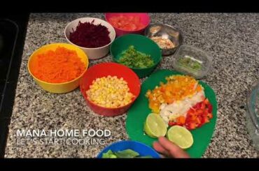 Easy and healthy and yummy Salad Recipe for weight loss - simple Veg Salad - Salads - - OMAD Meal