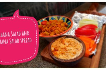 Weightloss Recipe | CHANA SALAD AND CHANA SALAD SPREAD | Easy and Tasty Hummus Recipe