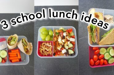 YOU NEVER WANT TO BUY SCHOOL LUNCH AGAIN I 3 healthy, easy and quick back to school lunch ideas 2020