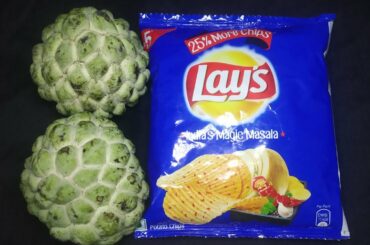 1 Minute Easy And Tasty Evening Snack Recipe With Lays Potato Chips | Sitaphal | Simple Quick Lays