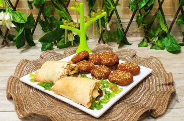 Healthy & Easy Felafel Sandwich (Saudi Tamia) {Nazia's Nest Of Recipes}