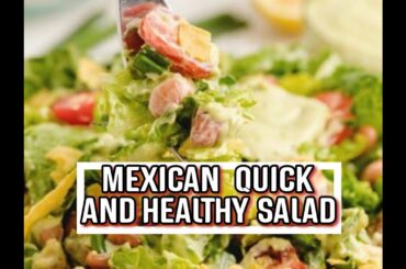 Mexican Salad|Quick and Healthy Salad Recipe #1|Vegetable Salad