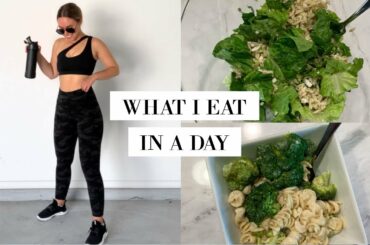 WHAT I EAT IN A DAY WEIGHTLOSS | REALISTIC + HEALTHY RECIPES  | Katie Musser