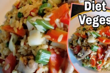 How To Make veges fried Rice / Healthy & Testes fast weight loss / Let Cook | Mary martin jane