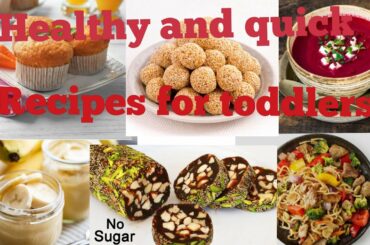 Top 10 healthy snacks recipes for toddlers | above 2 year old child recipes | healthy and quick |