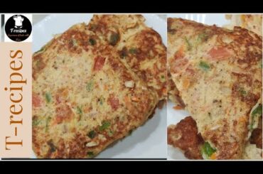 Bread Omlette Recipe by T-recipes | Easy and Quick Healthy Breakfast Recipe