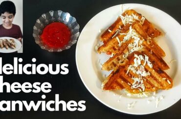 Grilled cheese sandwich l how to make grilled cheese sandwich l 5 mins sandwiches l Fit and dine.