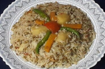 Potato Mung Beans Rice /Potato Recipes/ Dinner Recipes /Veg Recipes/Fried Rice Recipes Episode : 572