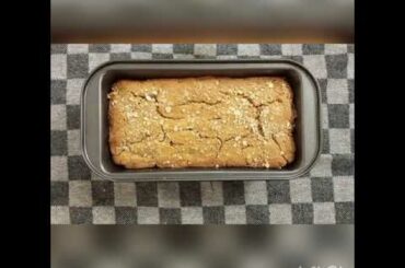 #Bibafatima# Healthiest n easiest Oat flour n nut bread. #backtoschool#  #organicingredients#