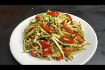 Amazing RAW MANGO SALAD with an Indian spice | Healthy mango salad recipe