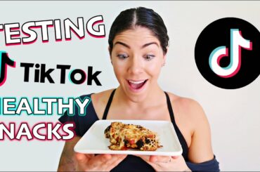TESTING Tik Tok HEALTHY SNACK HACKS | Tasty Snack Recipes